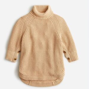 J Crew Turtleneck Cotton Poncho Sweater❤️